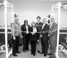 Scott Herr Memorial Fitness Center ribbon cutting