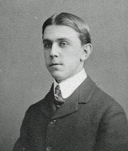Dr. Dean S. Luce pictured in a Harvard class photo circa 1904 (Courtesy of the Canton Historical Society)