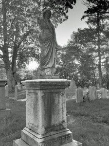 The final resting place of Caddie and William McKendry at Canton Corner Cemetery (Photo by the author)