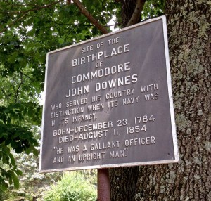 The site where John Downes was born on Elm Street (Courtesy of the author)