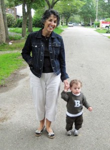 Susan Lipton with her grandson Brady Lipton