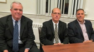 Gene Manning, Rep. Bill Galvin and Jason Maceda of Dunkin' Brands (Tanya Willow photo)