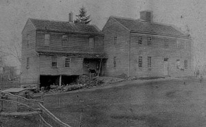The House of Isaac Billings, the ferryman who refused to cross the Neponset River for fear of the Packeen Ghost (Courtesy of the Canton Historical Society)