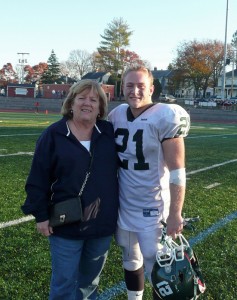 Matt Bagley with his mother, Margaret