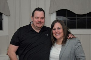 Steve and Kristen Furbush at last year's Ponkapoag Civic Chili Cook-Off