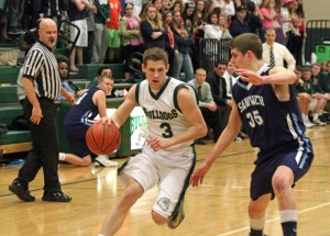 Senior captain Sam Larson scored a team-high 25 points. (Mike Barucci photo)