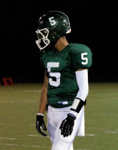 The Next Megatron? QB Brian Hagan has a stud WR to throw to in senior Derrick Harris. (Mike Barucci photo) 