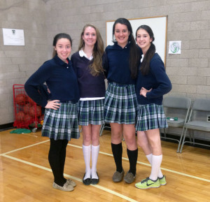 L-R: Katie Murphy, Niamh Sutherburg, Allie Erk Thompson and Jenny Weston