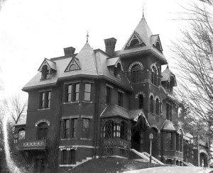 The grand mansion built by Elijah Morse, present site of Canton High School (Courtesy of the Canton Historical Society)