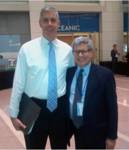 U.S. Secretary of Education Arne Duncan with JFYNetWorks Executive Director Gary Kaplan