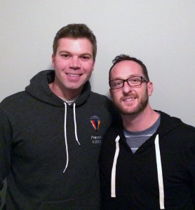 Adam Williams (left) and Brian Moore-Ward