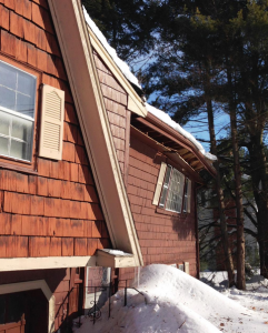 Roof collapses and falls have become increasingly common due to the historic snowfall. (CFD photo)