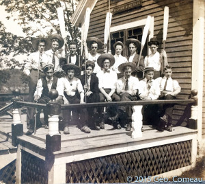 The Bolivar Boat Club circa 1902 (Courtesy of Richard Olsen)