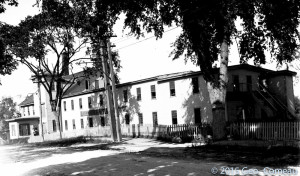 The American Net and Twine Company once stood on Washington Street near Shepard’s Pond. (Courtesy of the Canton Historical Society)