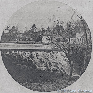 A view of “The Falls” taken in the 1860s and demolished late last year (Courtesy of the Canton Historical Society)