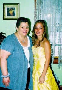 Kirsten Bernstein (right) with her mother, Michelle Loughran