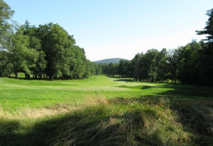 A view of Great Blue Hill from the 12th hole (Blue Hill CC photo)