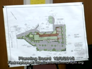 Click to the image to view the Planning Board meeting courtesy of Canton Community TV. The discussion starts at the 56-minute mark.