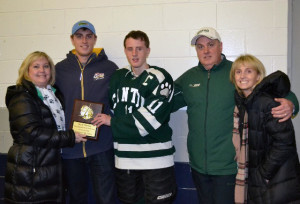 Matty Marcone with his mom Susan, brother JC, dad John, and sister Nicole
