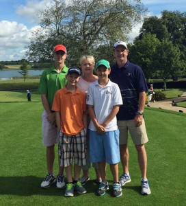 The Gunning family on a recent trip to Ireland