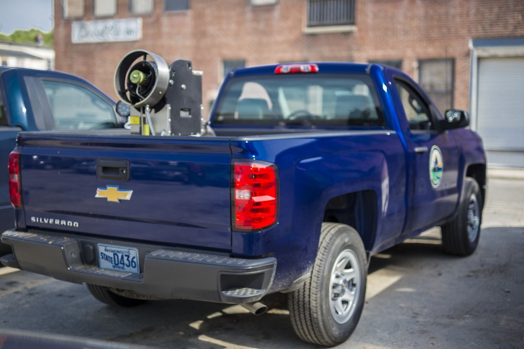 Truck-mounted ULV sprayer (source: norfolkcountymosquito.org)