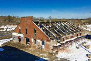 A copper roof for the historic Revere rolling mill is one of the projects recommended for funding by the CCPC. (George Comeau photo)