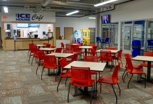 The Ice House cafe on the mezzanine level (Michelle Stark photo)