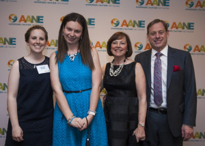 Kelsey Oates with her cousin Katie Ryan, her mother, Kathy Oates, and father, Bob Oates