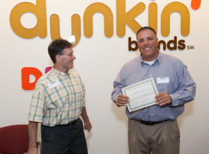 CABI President Brian Mahoney and Dunkin’ Brands VP Jason Maceda