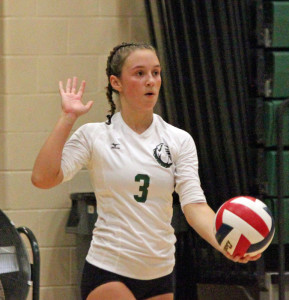 Junior setter Nicole Brown (Mike Barucci photo)