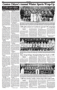 Check out the winter sports wrap-up in this week's Canton Citizen.